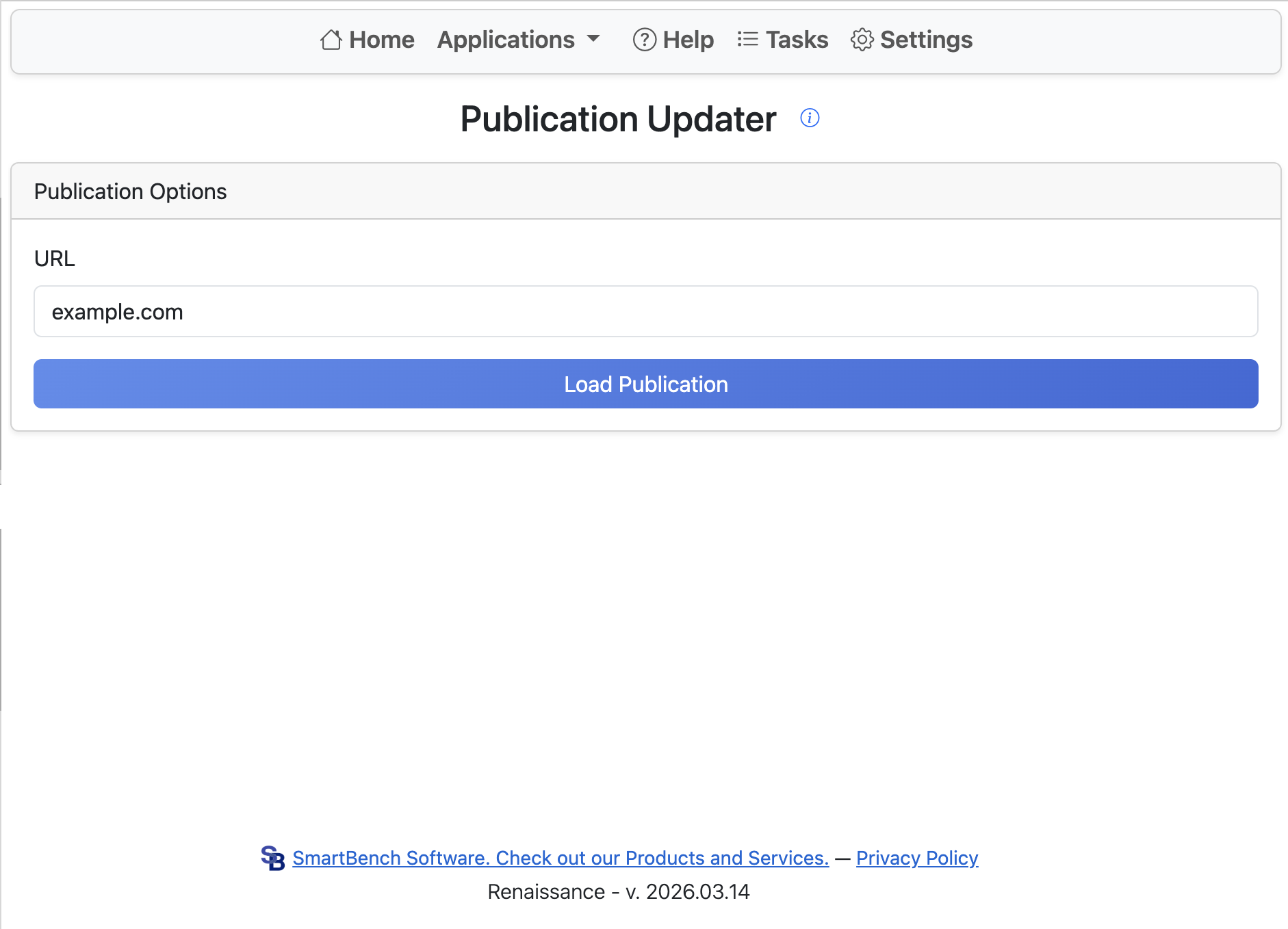 Publication Updater